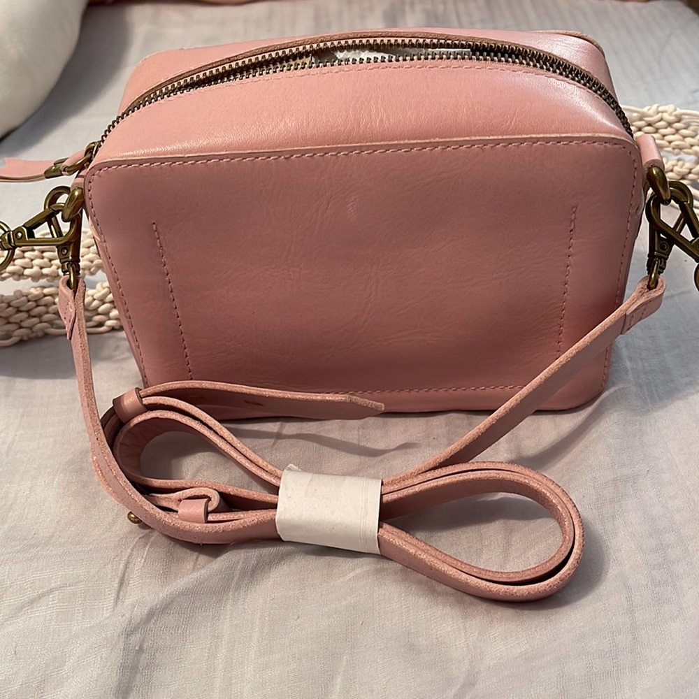 BNWT Madewell Blush Pink Transport Camera Bag w/2 Straps - Picture 2 of 8